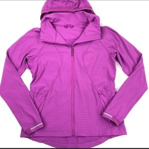 Lululemon Hooded windbreaker jacket magenta Sz 8